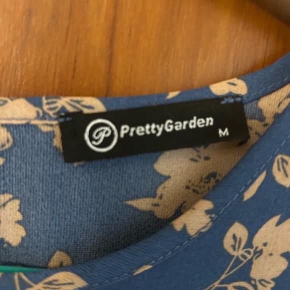 Pretty Garden Floral Blue Dress (medium) - Picture 2 of 3